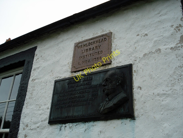 Photo 6"x4" Wanlockhead Miners' Library, instituted 1758 Wanlockhead c2009