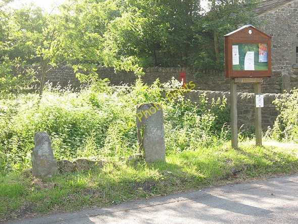 Photo 6"x4" Village stocks, Stirton Skipton c2009