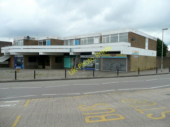 Photo 6"x4" Estate shops, Lower Tuffley Lower Tuffley c2009