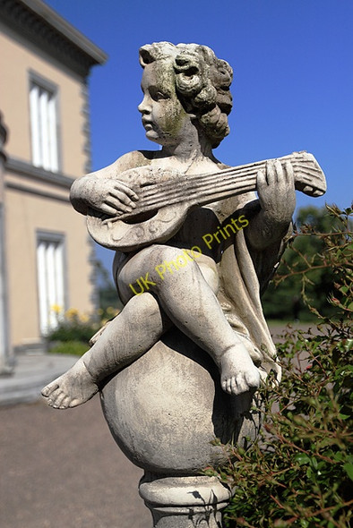 Photo 6"x4" Tourin House (statue) Cappoquin c2009