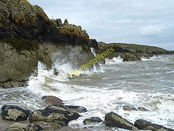 Photo 6"x4" Rocks near Gutcher's Isle Rockcliffe\/NX8453 c2009