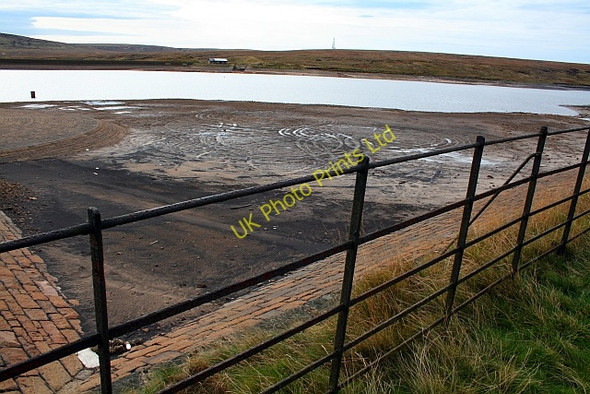 Photo 6"x4" Green Withens Reservoir. Pike End c2007