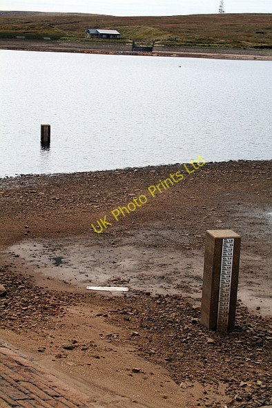 Photo 6"x4" Green Withens Reservoir (4). Pike End c2007