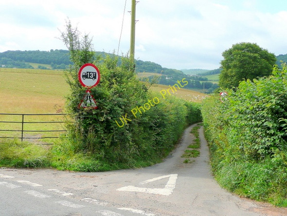 Photo 6"x4" Lane to Lewstone Old Forge c2009