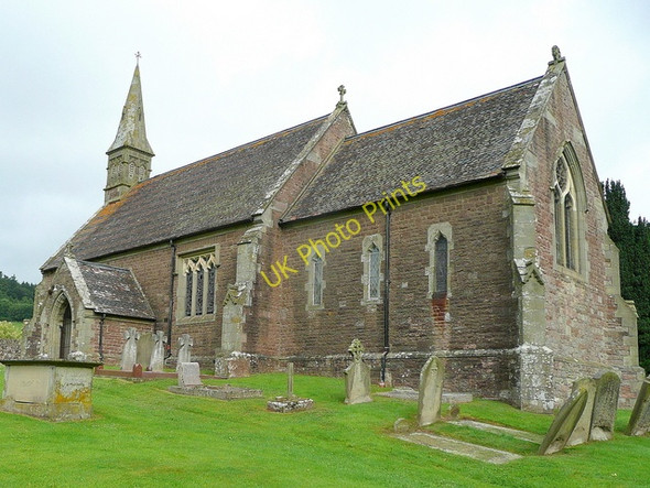 Photo 6"x4" St. Swithin's church, Ganarew Ganarew c2009