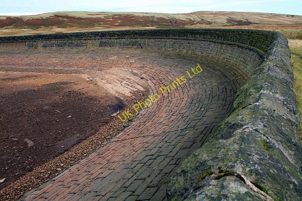 Photo 6"x4" Green Withens Reservoir (10). Pike End c2007