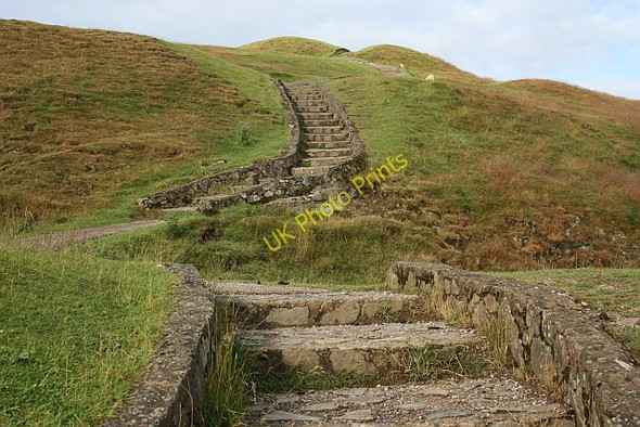 Photo 6"x4" Steps up to the top of Herefordshire Beacon Little Malvern c2009