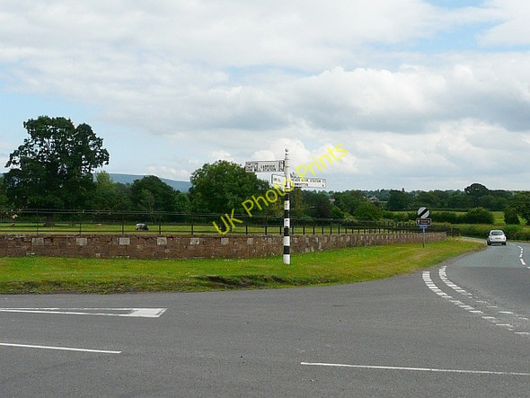 Photo 6"x4" Road junction at Corby Hill Corby Hill c2009