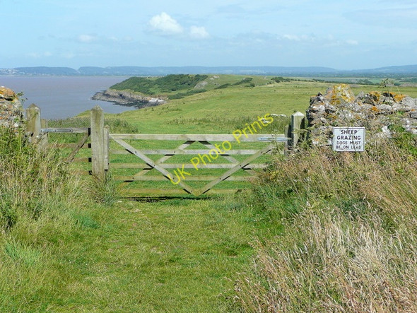 Photo 6"x4" Gate on Middle Hope Woodspring Priory c2009