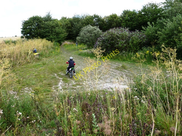 Photo 6"x4" Chalk Pit on the County Boundary Royston\/TL3541 c2009