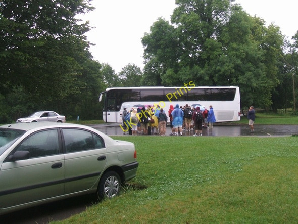 Photo 6"x4" Coach parking at Ross Castle Killarney c2009