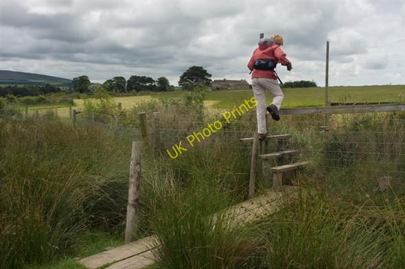 Photo 6"x4" Stile near Top of Emmetts Abbeystead c2009