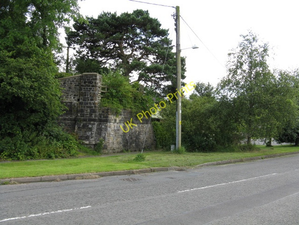 Photo 6"x4" Former Railway Bridge Abutment Begelly c2009