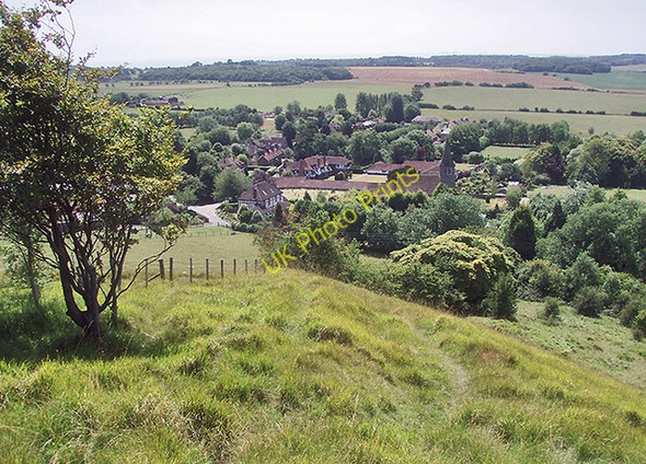 Photo 6"x4" Postling from the Downs Newbarn\/TR1539 c2009