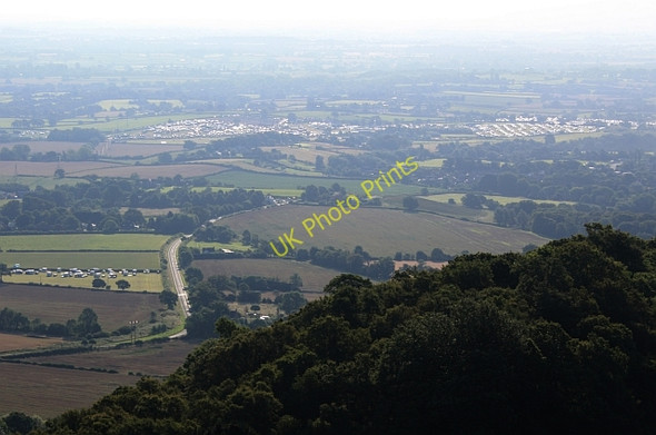 Photo 6"x4" Welland Steam Rally viewed from British Camp Hook Bank c2009