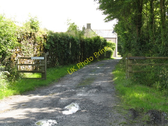 Photo 6"x4" Entrance To East Hook Farm Underwood\/SM9811 c2009