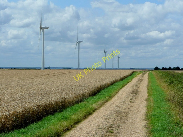 Photo 6"x4" Drove on Deeping Fen Deeping St Nicholas c2009