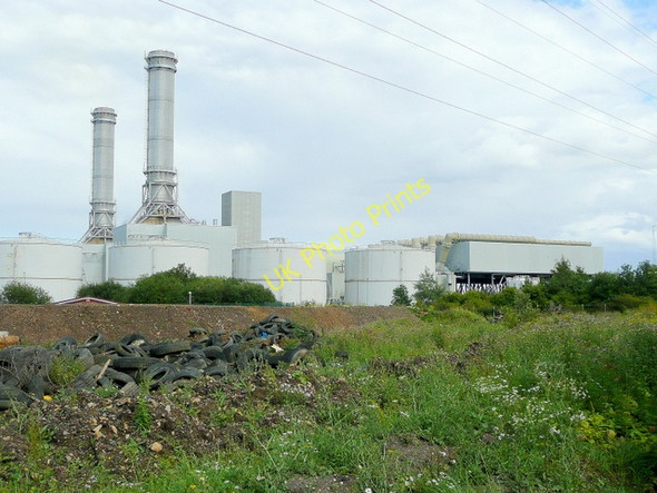 Photo 6"x4" Corby Power Station Corby\/SP8889 c2009