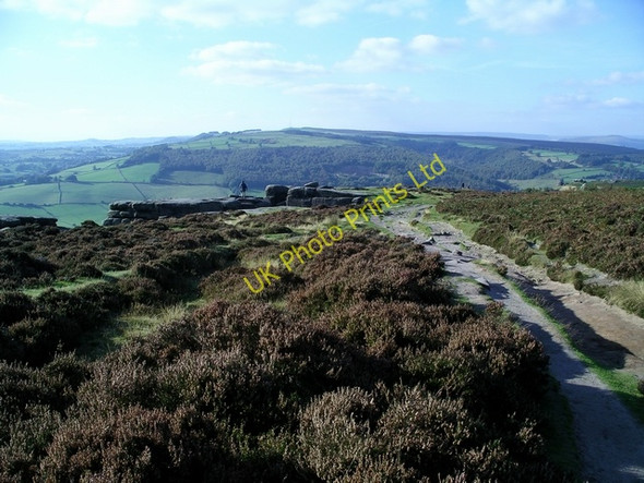 Photo 6"x4" Track, Curbar Edge Calver Sough c2007