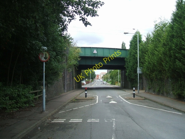 Photo 6"x4" Inkerman Street Railway Bridge Wolverhampton c2009