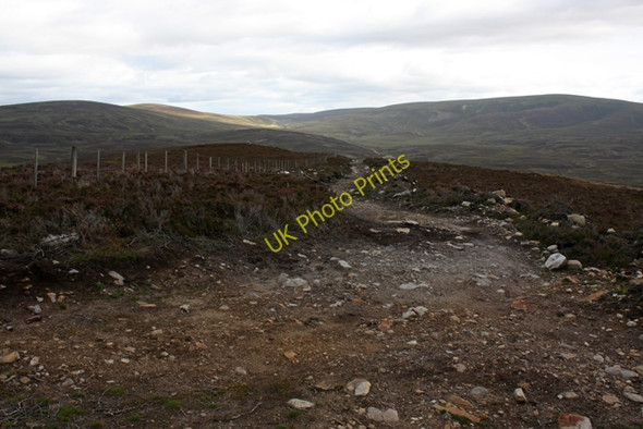 Photo 6"x4" End of track on Baddoch Lainchoil c2009