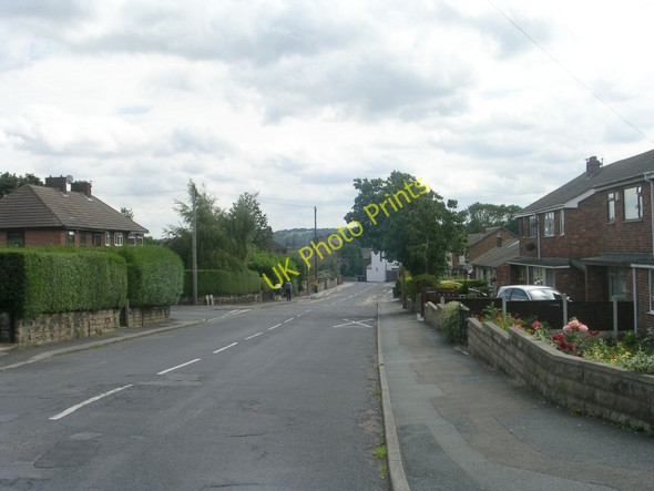 Photo 6"x4" Wellhouse Lane - viewed from Jenny Lane Mirfield c2009