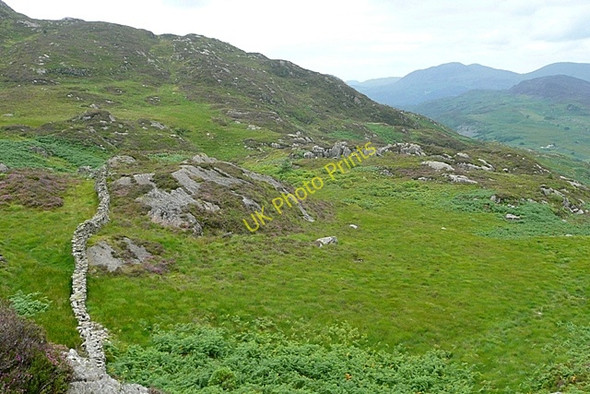 Photo 6"x4" View from below Moel Meirch Bethania\/SH6250 c2009 P1
