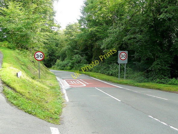 Photo 6"x4" New Road, approaching Lydbrook from the south Worrall Hill c2009