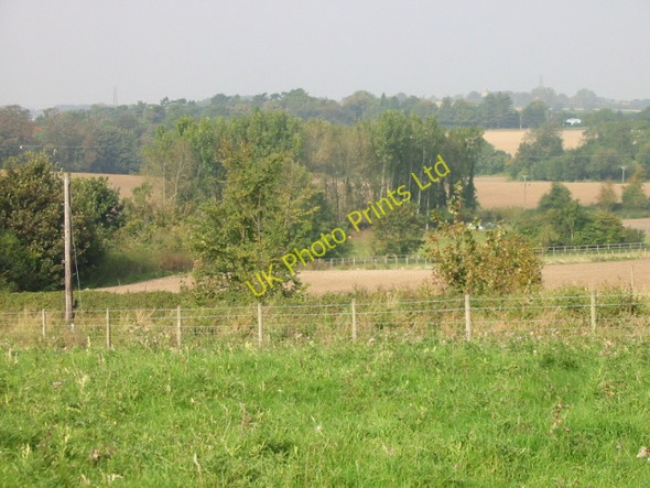 Photo 6"x4" View across the fields, Hay Hill Buttsole c2007
