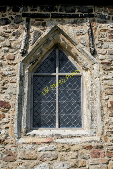 Photo 6"x4" Window detail, St Mary's Church Stainburn\/SE2448 c2009