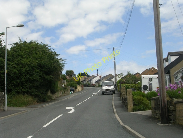 Photo 6"x4" Cowcliffe Hill Road - viewed from Brayside Avenue Huddersfield c2009 P1