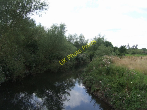 Photo 6"x4" River Trent - upstream of Salt Bridge Salt c2009