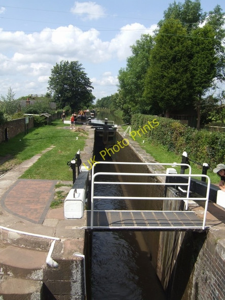 Photo 6"x4" Trent & Mersey Canal - Sandon Lock Sandon\/SJ9429 c2009