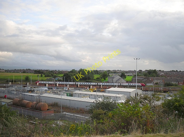 Photo 6"x4" View across Upperby rail depot Carlisle c2009