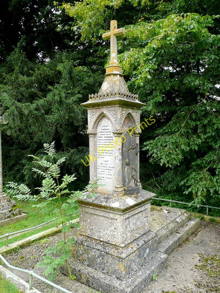 Photo 6"x4" Ornate tombstone at St. Peter's Daylesford c2009