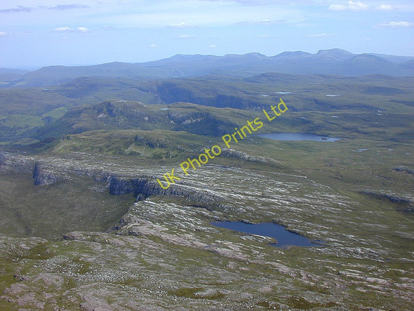 Photo 6"x4" North east from the slopes of Sail Liath Lochain Dubh c2003
