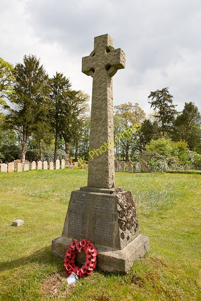Photo 6"x4" War Memorial at St Paul's Church, Bisterne Bisterne c2010