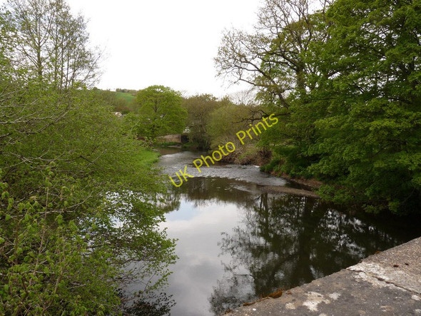 Photo 6"x4" The view downstream from Colleton Bridge on the river Taw Colleton Mills c2010