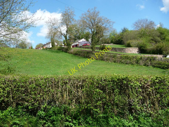 Photo 6"x4" Hillside and farmhouse Nantmawr\/SJ2424 c2010
