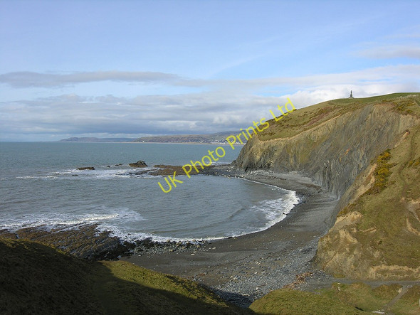 Photo 6"x4" Cove south of Borth Upper Borth c2006