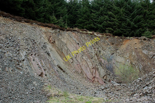 Photo 6"x4" Exposed rock, Minchmoor Rig Hangingshaw\/NT3930 c2010