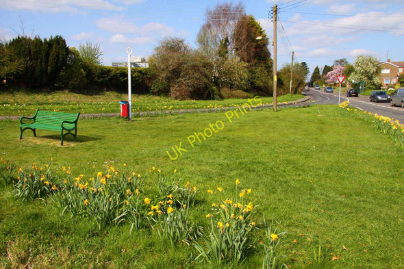 Photo 6"x4" The Green on Monument Road Chalgrove c2010