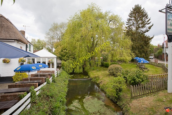 Photo 6"x4" Gardens of The Woolpack pub, Sopley Sopley c2010