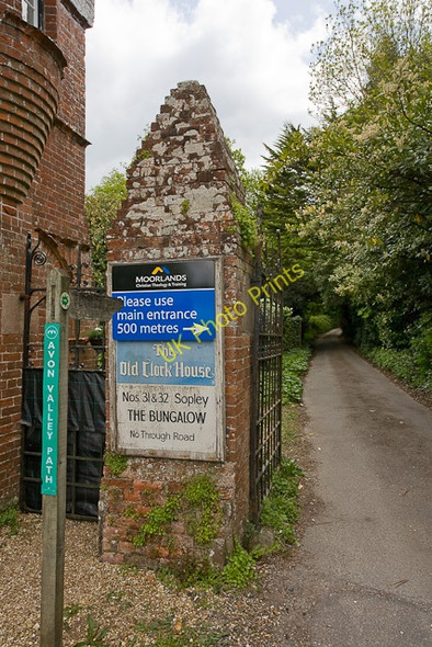 Photo 6"x4" Entrance to Sopley Park Sopley c2010