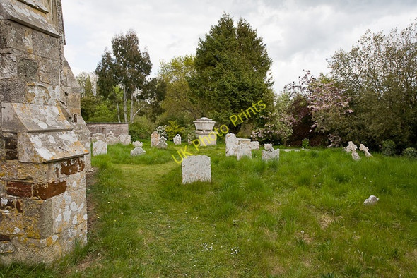 Photo 6"x4" Graveyard at St Michael and All Angels, Sopley Sopley c2010