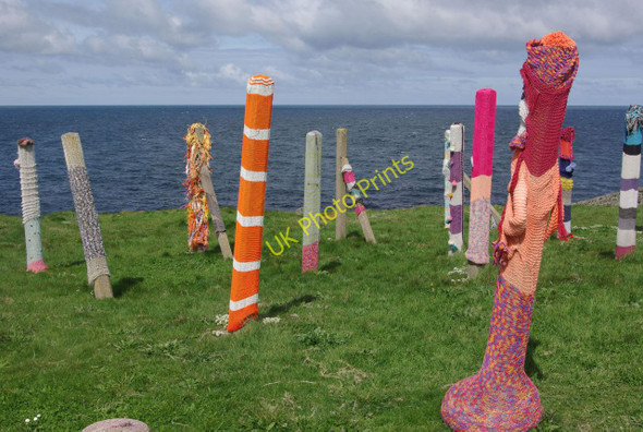 Photo 6"x4" Art at Kinnaird Head Fraserburgh c2010