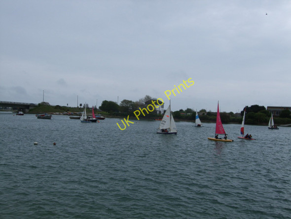 Photo 6"x4" Yachts on River Adur Shoreham-By-Sea c2010