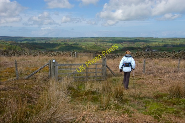 Photo 6"x4" Bridleway towards Swang Farm Key Green\/NZ8004 c2010