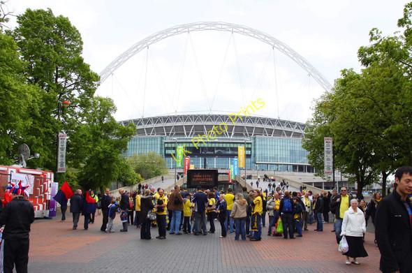 Photo 6"x4" Wembley Stadium from Olympic Way Wembley c2010