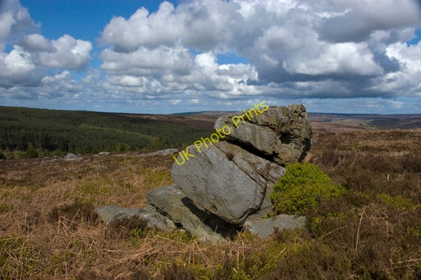 Photo 6"x4" Raven Stones on Wheeldale Moor Raven Stones\/SE7898 c2010